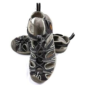 Keen Whisper Womens 8 Black Gray Waterproof Hiking Sport Sandals 1008448